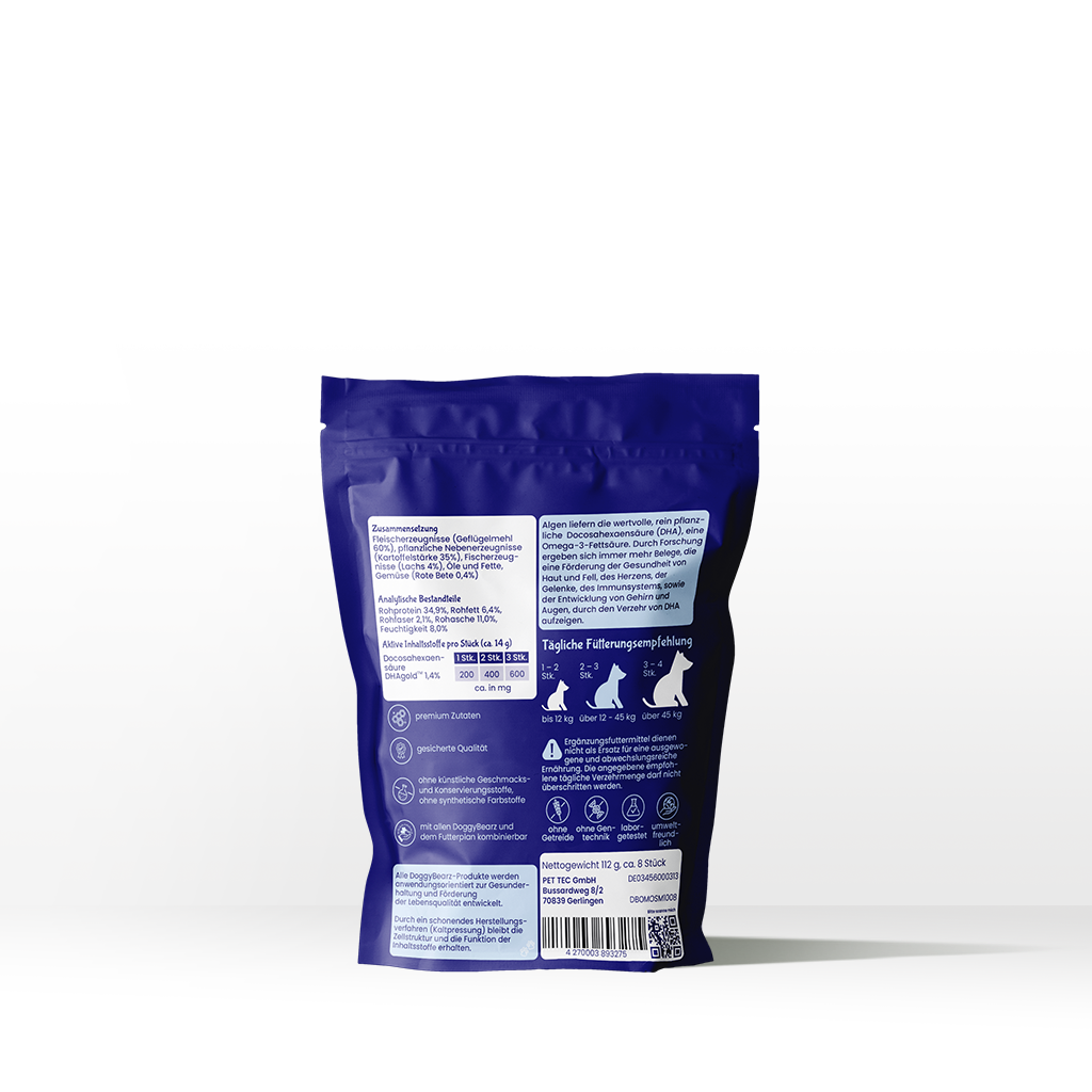 Kaustangen mit DHA (Docosahexaensäure)